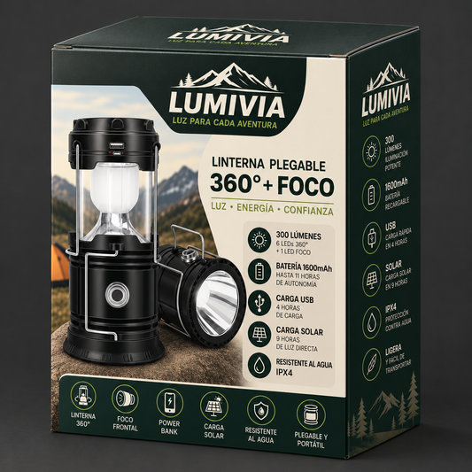 LUMIVIA - LAMPARA CAMPING